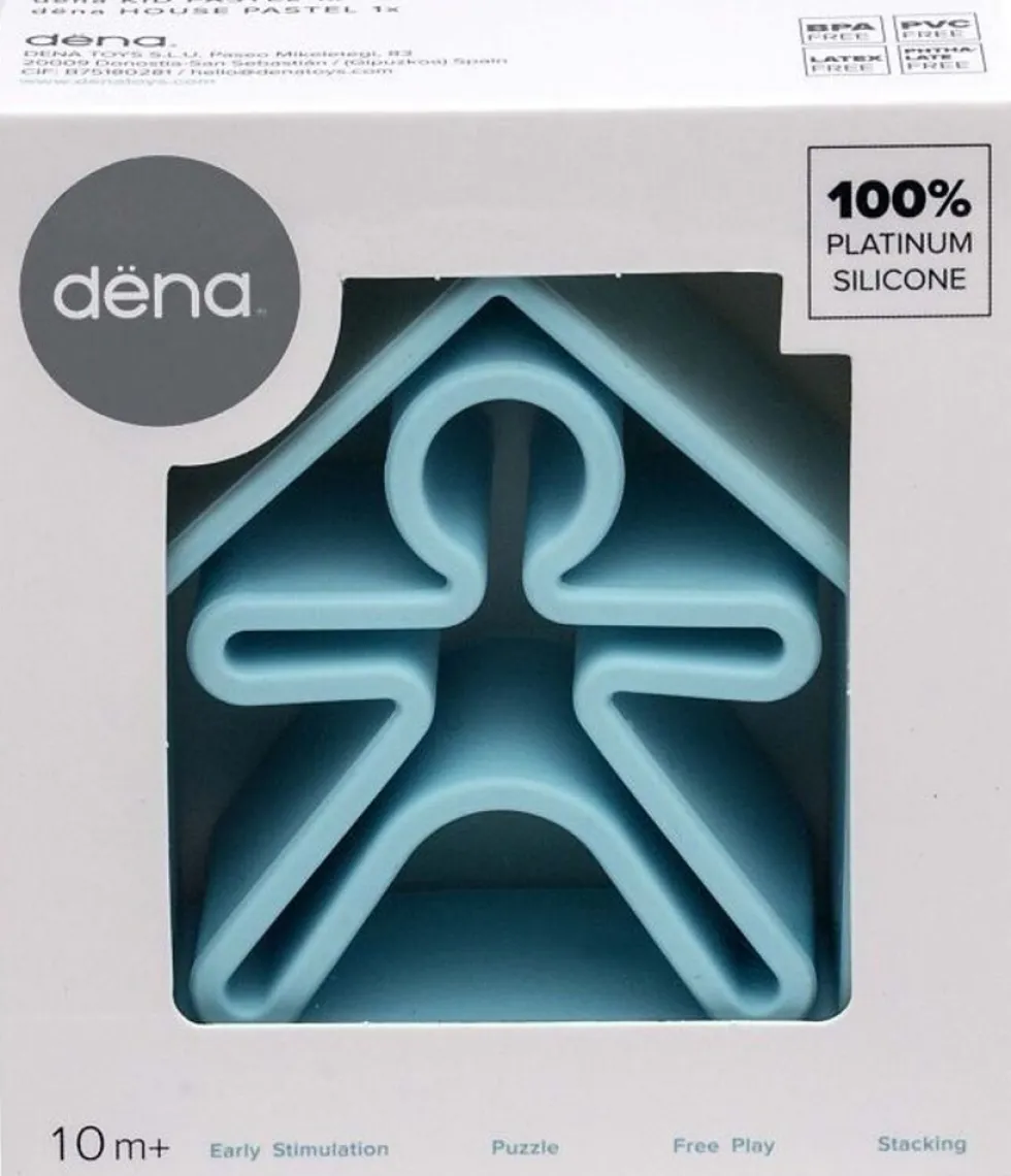 reer dëna Spielbeißring 1x KID + 1x HOUSE, blau