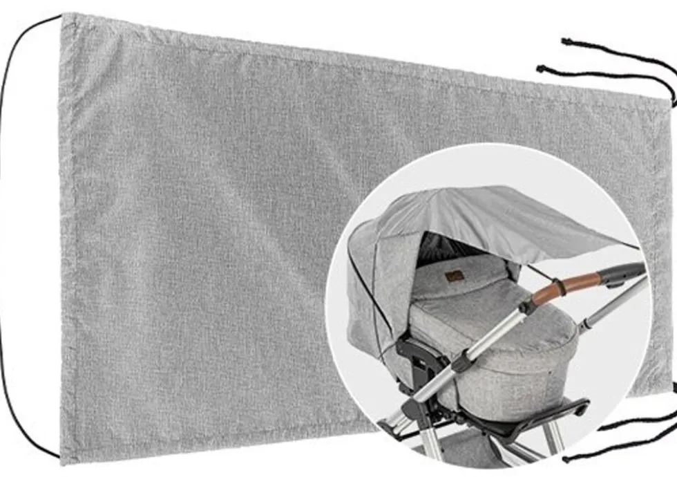 reer ShineSafe+ Sonnensegel, grau-melange