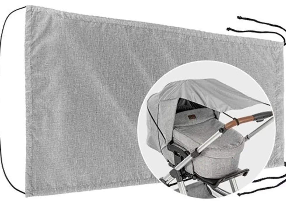reer ShineSafe+ Sonnensegel, grau-melange