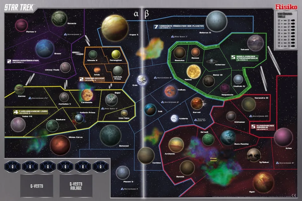 Risiko Star Trek Strategie Spiel Gesellschaftsspiel Brettspiel - streng limitiert - deutsch