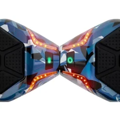 ROBWAY X2 Offroad-Hoverboard fürs Gelände, Erwachsene und Kinder, 8,5 Zoll, App, Bluetooth, 700 Watt (Navy Camo 2.0, Offroad)