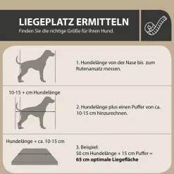 Rohrschneider Tierkissen Gr. 1 Polsterstoff Türkis + faltbarer Reisenapf