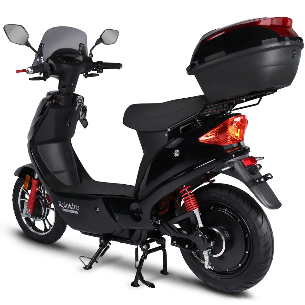 Rolektro, E-City 45 Hero V.2, Bleigel, Schwarz, 48V-20Ah, 1000 Watt