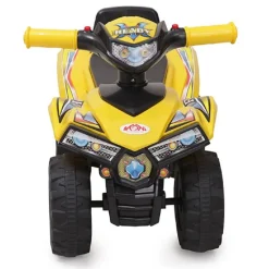 Rutschauto ATV 551 ab 1 Jahr mit Musikfunktion, Hupe, Quad Design gelb