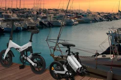 SachsenRAD E-Faltrad F12 Klapprad Ebike Elektrofahrrad Titansilber 16 Zoll