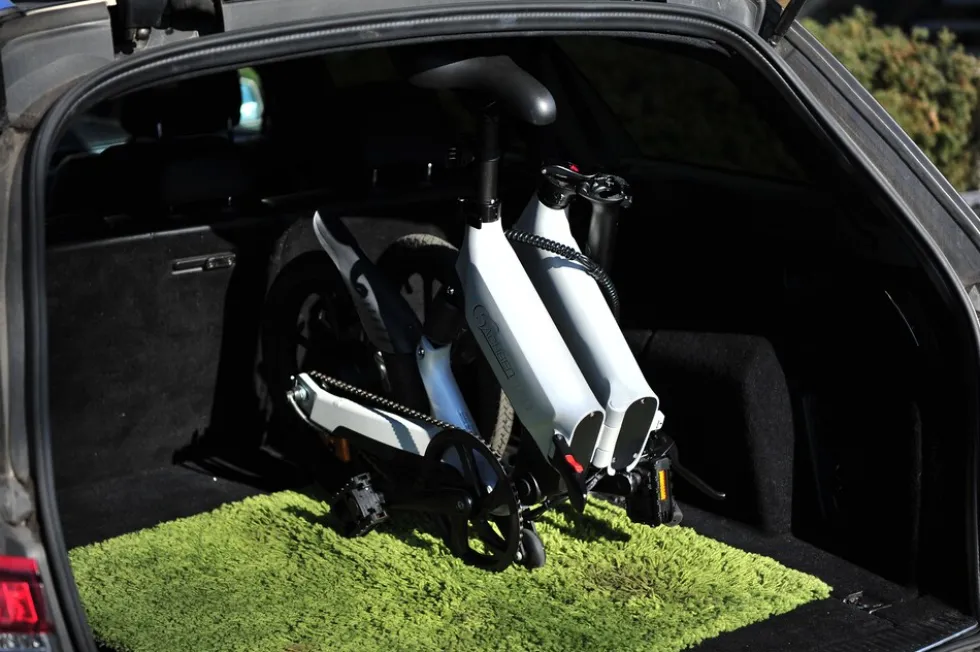 SachsenRAD E-Faltrad F12 Klapprad Ebike Elektrofahrrad Space Grau 16 Zoll