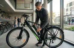 SachsenRAD E-Trekking MTB R8T Flex III für Touren, On- und Offroad schwarz