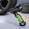 SachsenRAD Mobiler Luftkompressor Pump Shot, Luftpumpe für Auto, Fahrrad ,Motorrad, Ball
