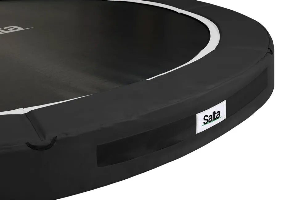 Salta Bodentrampolin Premium Ground Sports - rund - Ø251 cm - Schwarz