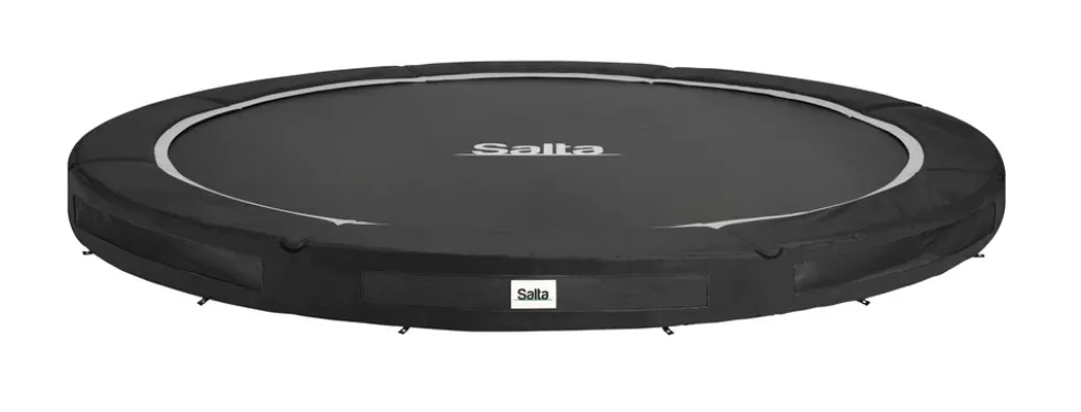 Salta Bodentrampolin Premium Ground Sports - rund - Ø251 cm - Schwarz