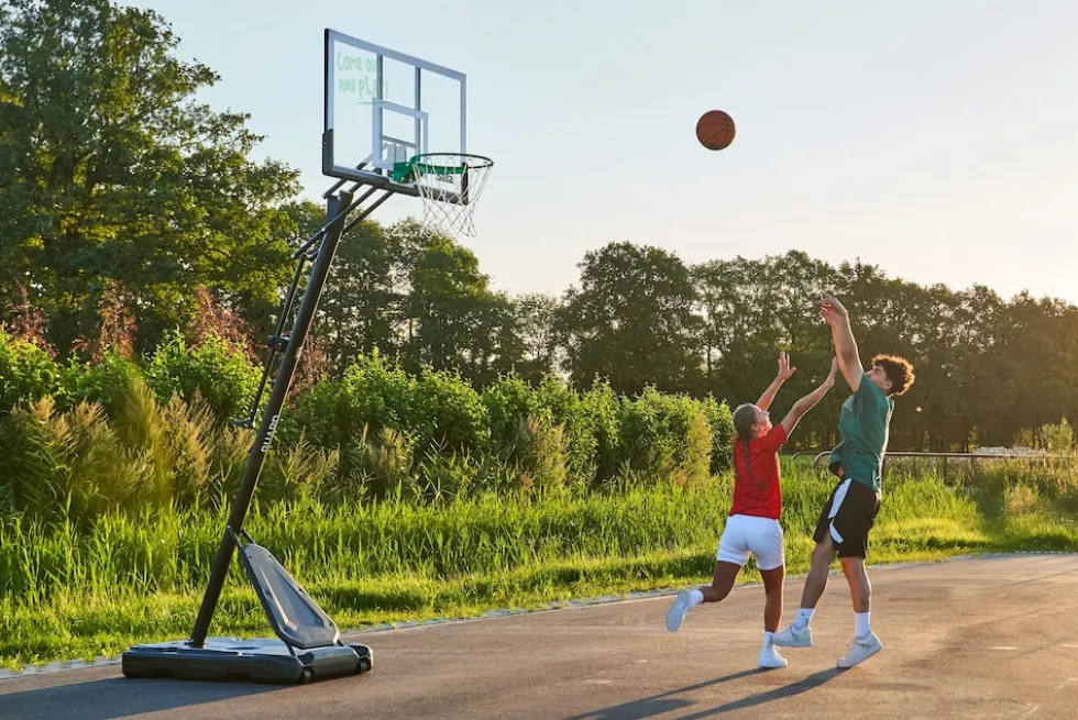 Salta Guard Basketballständer 138x(296-371)x240 cm