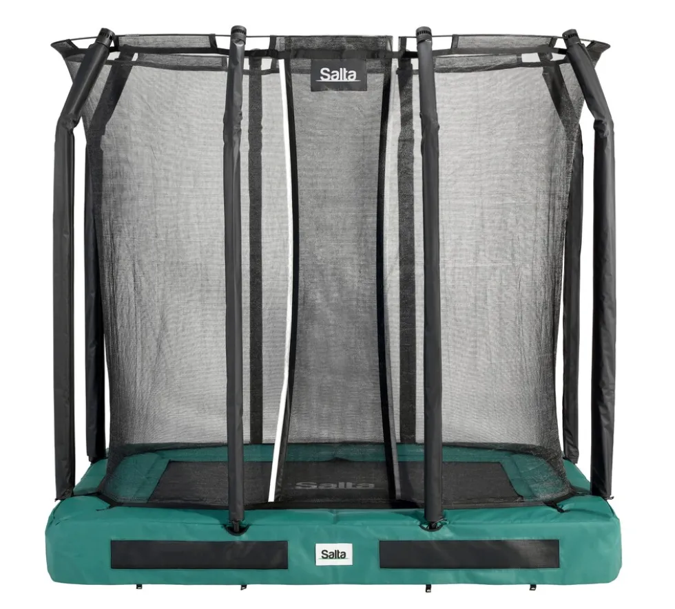 SALTA Premium Ground Trampolin ca. 214x153 cm - Rechteckig Grün - versch. Ausführungen
