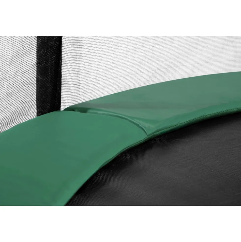 Salta Trampoline - Combo Set - Ø183cm - Trampoline mit Sicherheitsnetz - Schutzrand Farbe: grün