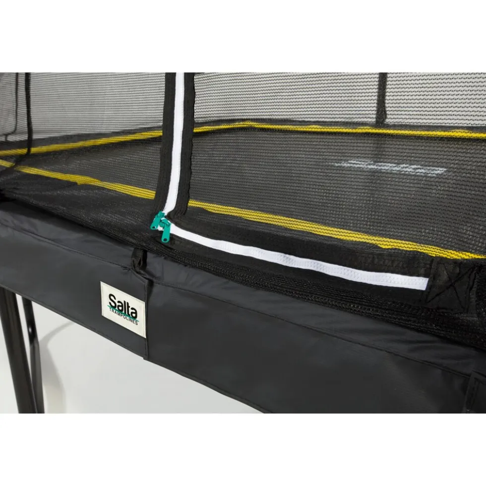 Salta Trampoline - Comfort Edition - rechteckig - 214 x 305cm - 7x10ft - Schutzrand Schwarz