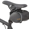 Satteltasche, Montage mittels Clip, wasserabweisend, reflektierende Elemente, Volumen: 1 Liter, Farbe: schwarz