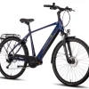 SAXONETTE Deluxe Sport Man 9 Gang Trekking E-Bike Scheibenbremsen