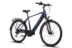 SAXONETTE Deluxe Sport Man 9 Gang Trekking E-Bike Scheibenbremsen