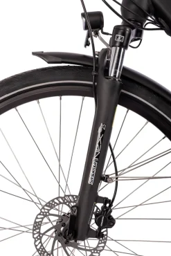 SAXONETTE Premium Sport E-Trekkingbike UNISEX 10 Gang Federgabel, Mittelmotor