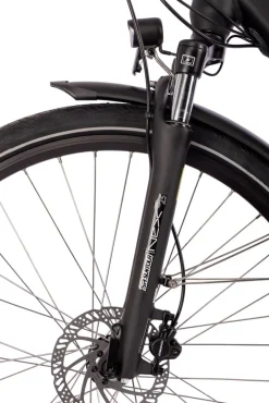 SAXONETTE Premium Sport E-Trekkingbike UNISEX 10 Gang Federgabel, Mittelmotor