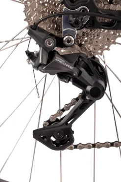 SAXONETTE Premium Sport E-Trekkingbike 10 Gang Scheibenbremse, Federgabel, Mittelmotor