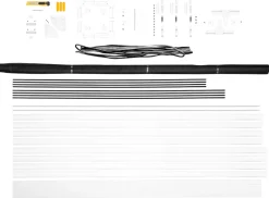 Schellenberg Fliegengittertür Premium, 120 x 240 cm, weiß