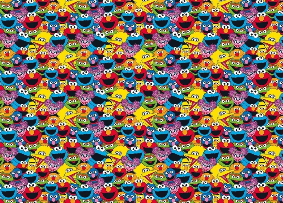 Schmidt Sesamstraße Puzzle 1000 Teile Wer wie was Nostalgie Puzzle Erwachsene