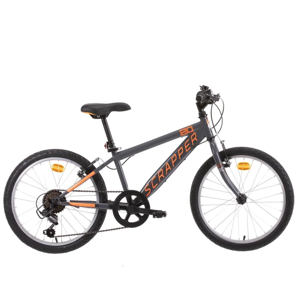 Scrapper MTB20 Kinderfahrrad 20 Zoll Mountainbike Größe 120-135 cm Fahrrad ab ca. 6 Jahre Kinderrad mit 6 Gängen