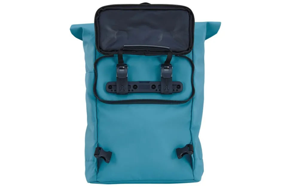 Seitenpacktasche/Rucksack, Volumen: 16 Liter, Wasserdicht, mit Rucksackfunktion, Maße: 29 x 40 x 14 cm (BxHxT), Farbe: blau