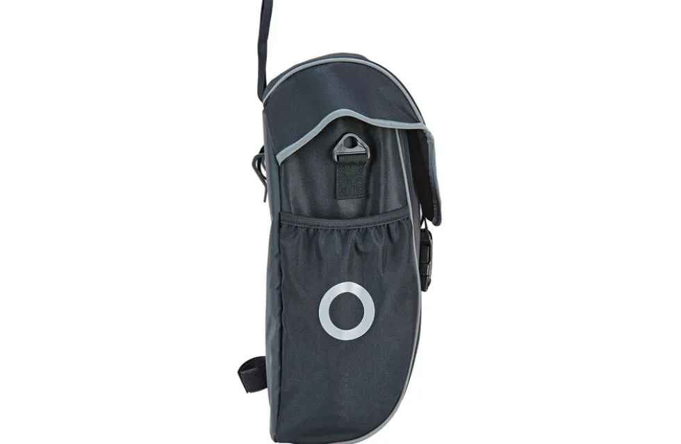 Seitenpacktasche, Volumen 20L, wasserabweisend, mit Reflex u. innenliegenden Fächern 34,5x15x34,5
