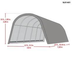ShelterLogic Weidezelt Run-In-Shed 29,2m²
