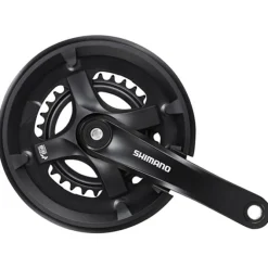 Shimano FC-TY501-2 Kurbel 2-fach 30-46 Zähne 175 mm Kurbelgarnitur Tretkurbel Fahrradkurbel Kettenradgarnitur MTB Mountainbike Trekking