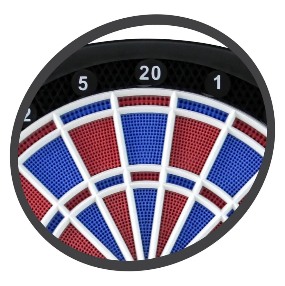 SMARTNESS ELEKTRONIK DARTBOARD ARCADIA 4.0, 2-LOCH ABSTAND