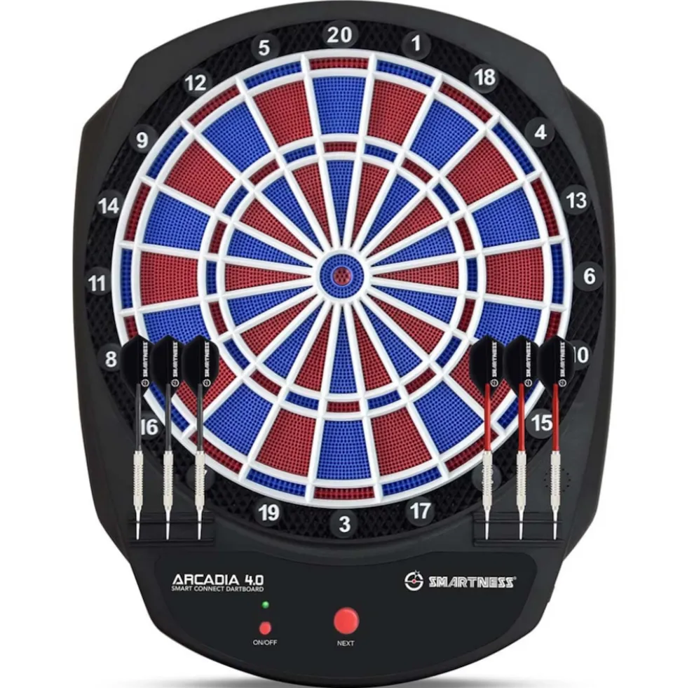 SMARTNESS ELEKTRONIK DARTBOARD ARCADIA 4.0, 2-LOCH ABSTAND