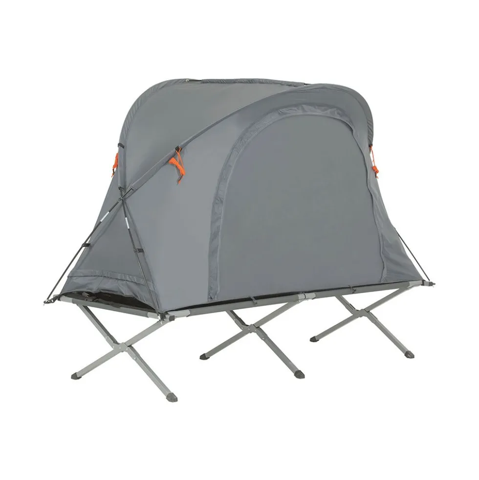 SoBuy Campingzelt 4 in 1 Set Hellgrau 193x145x160cm Funktional
