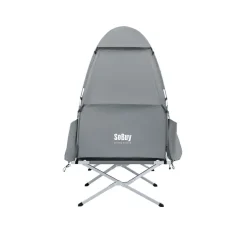 SoBuy Campingzelt mit 1 Tür Hellgrau Funktional