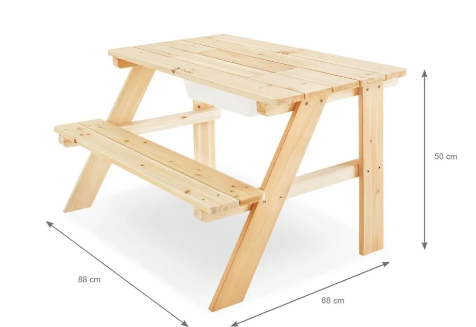 Spieltisch „Knut", natur