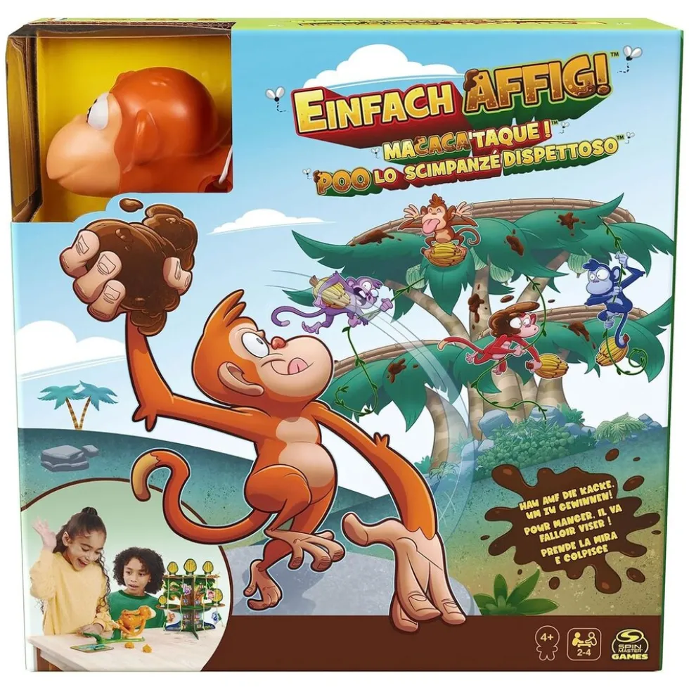 Spin Master 6068697 (20144951) - Kinderspiel, Gesellschaftsspiel, Einfach Affig!