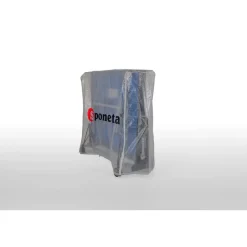 Sponeta Outdoor Tischtennisplatte mit Schlägerset und Abdeckhülle blau