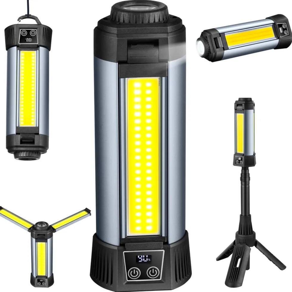 Steinborg 12in1 Multifunktionsleuchte LED-Campingleuchte 2000 Lumen 6000mAh