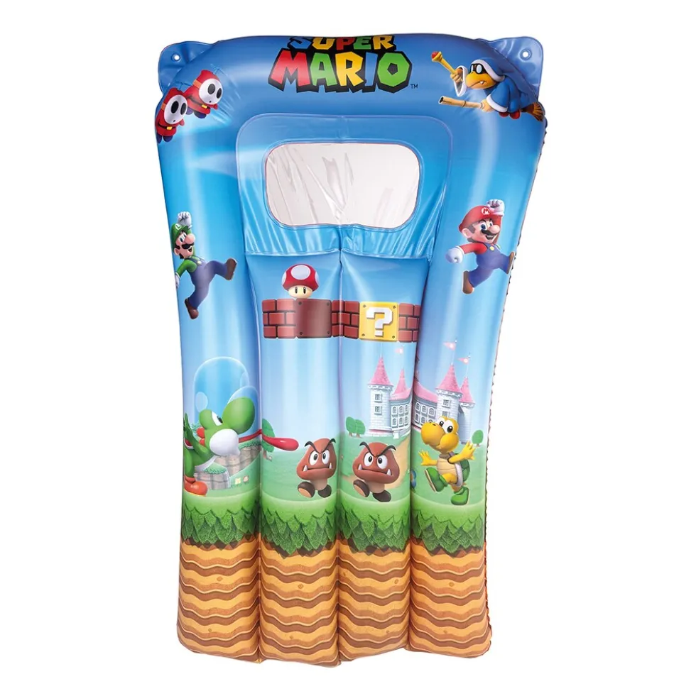 Super Mario Strandset Happy People 16190 3in1 Ball Schwimmring Matratze Pool Strand Kinder