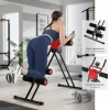 tectake® Bauchtrainer, 5-fach verstellbar, klappbar, mit Trainingscomputer