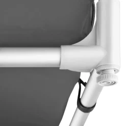 tectake® Campingküche Premium mit Aluminiumgestell und 2 Fächern, faltbar, mit 2 großen Fächern und Windschutz, 76 x 53,5 x 107 cm