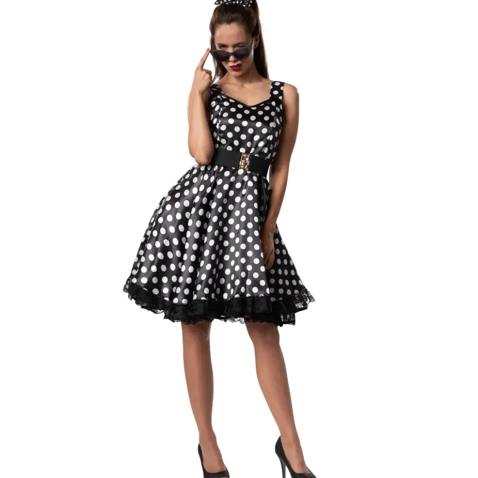 tectake® Frauenkostüm Rockabilly Lady