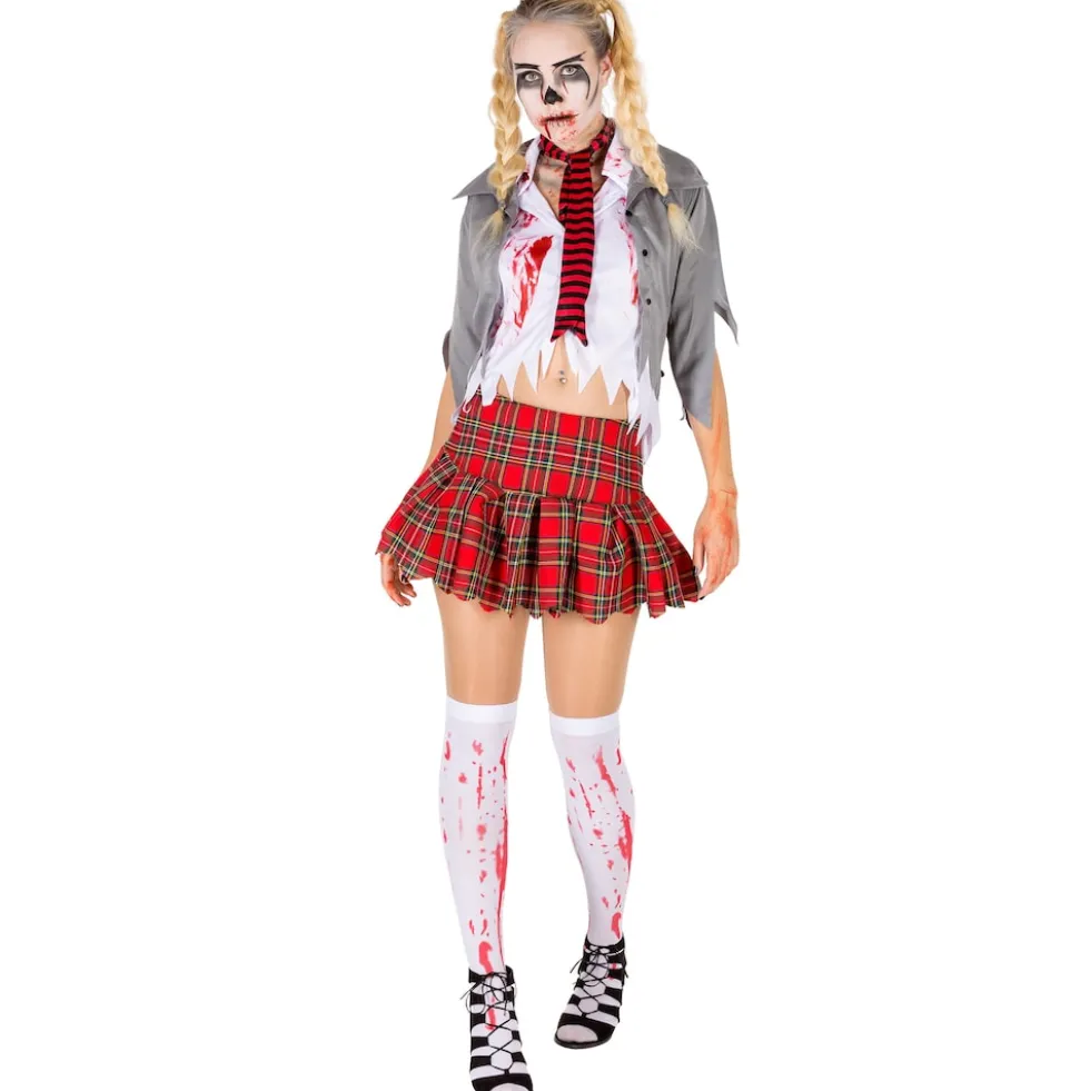 tectake® Frauenkostüm sexy Zombie