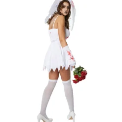 tectake® Frauenkostüm Sexy Zombiebraut
