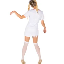 tectake® Frauenkostüm sexy Zombie Krankenschwester