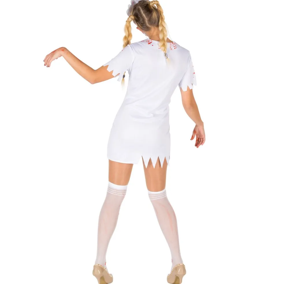 tectake® Frauenkostüm sexy Zombie Krankenschwester