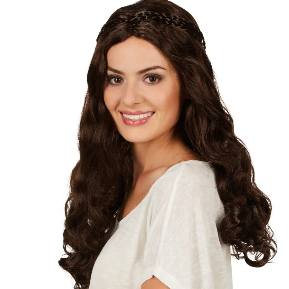 tectake® Frauenperücke Mittelalter Prinzessin