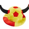 tectake® Fußball Fan Hut Espania mit Hörner