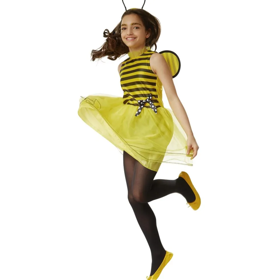 tectake® Kinderkostüm Kleine Biene Caroline
